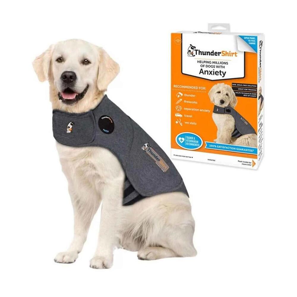 Thunder Shirt for Dogs Size XL Gray. Anti-anxiety, calming Shirt